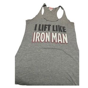 “Lift like Iron Man” tank Muscle top size M